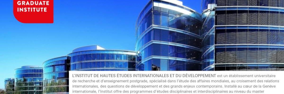 Work at Institut de Hautes Etudes Internationales et du Développement