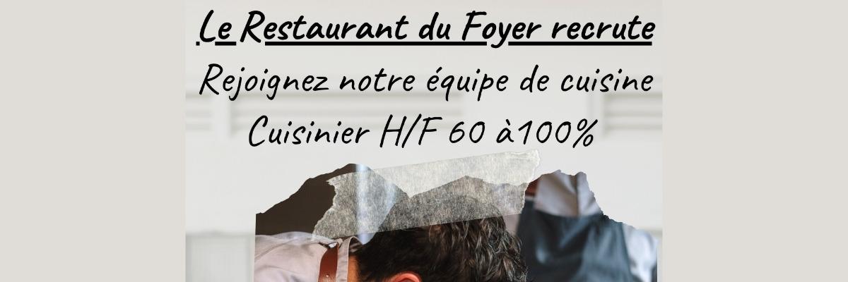 Work at Le Restaurant du Foyer